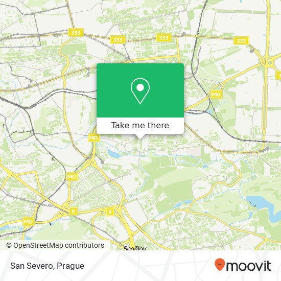 San Severo, Hyacintová 106 00 Praha map