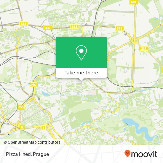 Карта Pizza Hned, Topolová 16 106 00 Praha