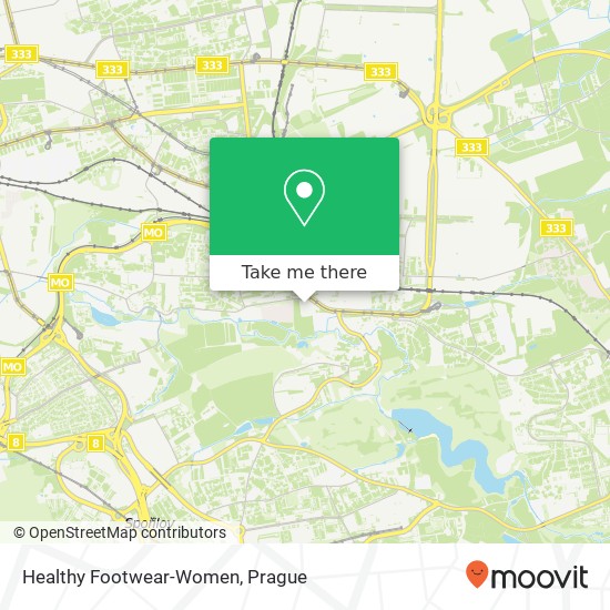 Healthy Footwear-Women, 102 00 Praha map