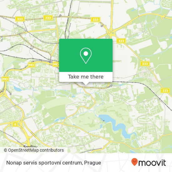 Карта Nonap servis sportovní centrum, Švehlova 1435 / 25 102 00 Praha