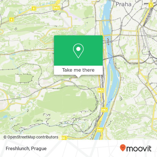 Карта Freshlunch, Pechlátova 104 / 25 150 00 Praha