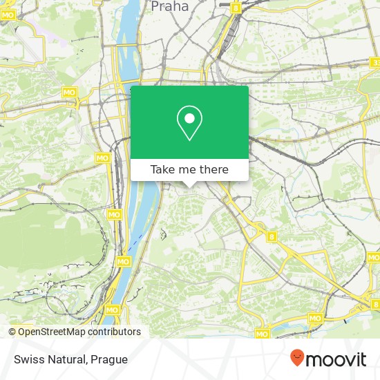 Карта Swiss Natural, Sinkulova 683 / 34 147 00 Praha