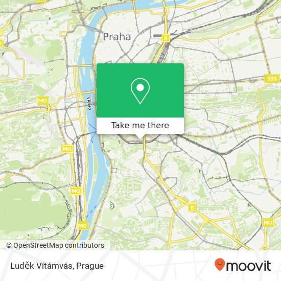 Карта Luděk Vítámvás, Jaromírova 484 / 37 128 00 Praha