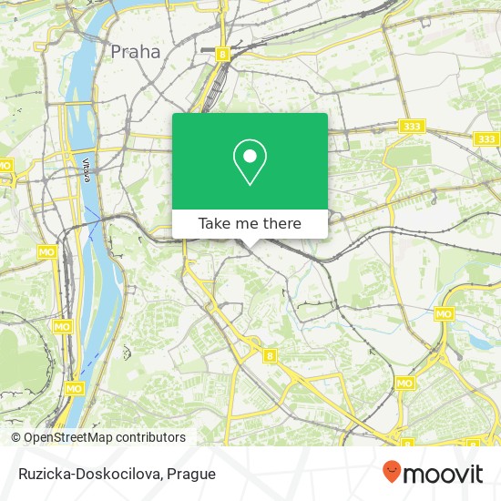 Карта Ruzicka-Doskocilova, Nuselská 142 / 9 140 00 Praha