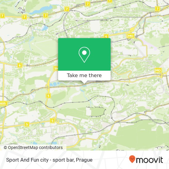 Sport And Fun city - sport bar map
