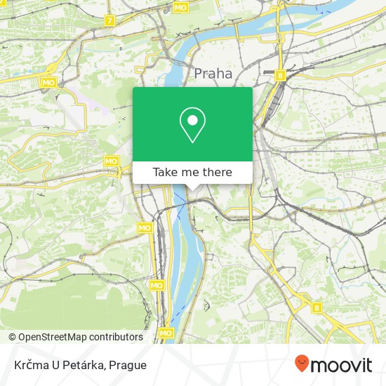 Krčma U Petárka map