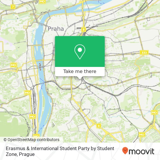 Карта Erasmus & International Student Party by Student Zone