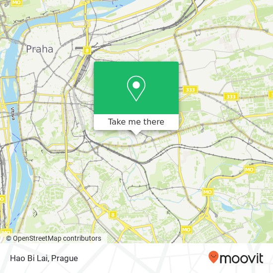 Карта Hao Bi Lai, Oblouková 944 / 36 101 00 Praha