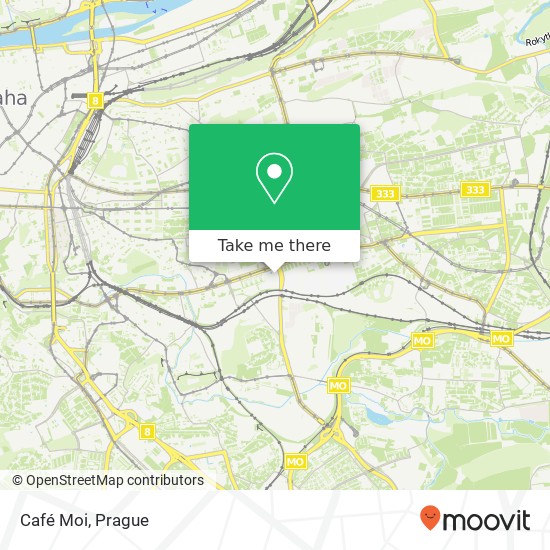 Café Moi, U Slavie 100 00 Praha map