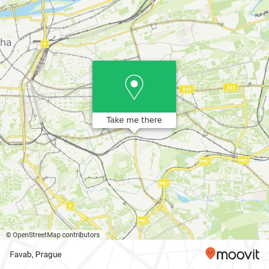 Favab, U Slavie 1527 / 3 100 00 Praha map