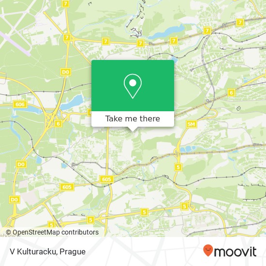 V Kulturacku map