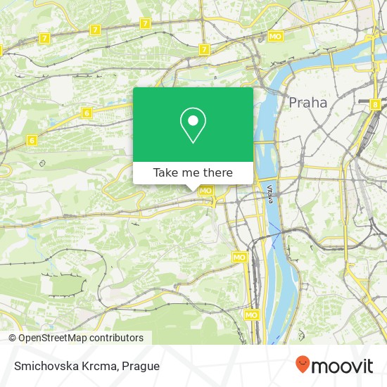 Smichovska Krcma, Na Čečeličce 402 / 12 150 00 Praha map