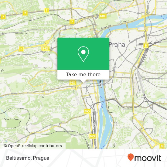 Карта Beltissimo, Kartouzská 150 00 Praha