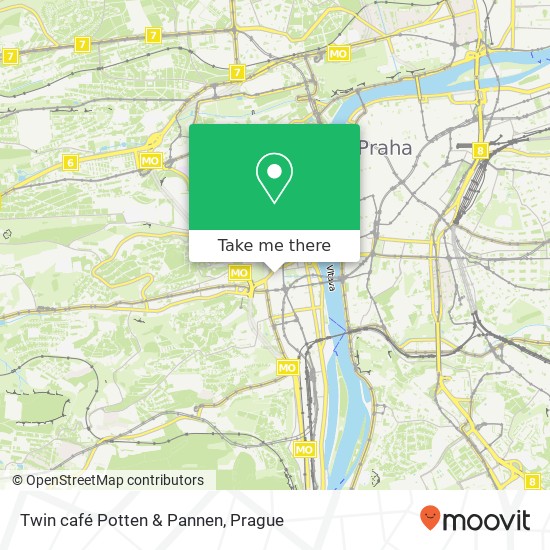 Twin café Potten & Pannen, Kartouzská 150 00 Praha map