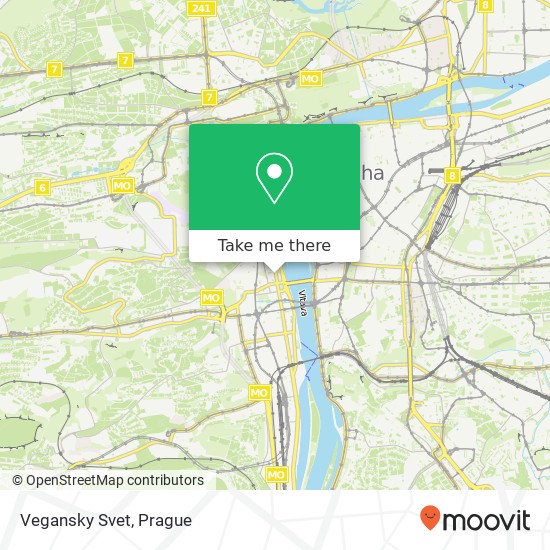 Vegansky Svet, Zborovská 814 / 19 150 00 Praha map