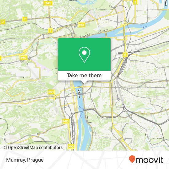 Карта Mumray, Náplavní 2012 / 3 120 00 Praha