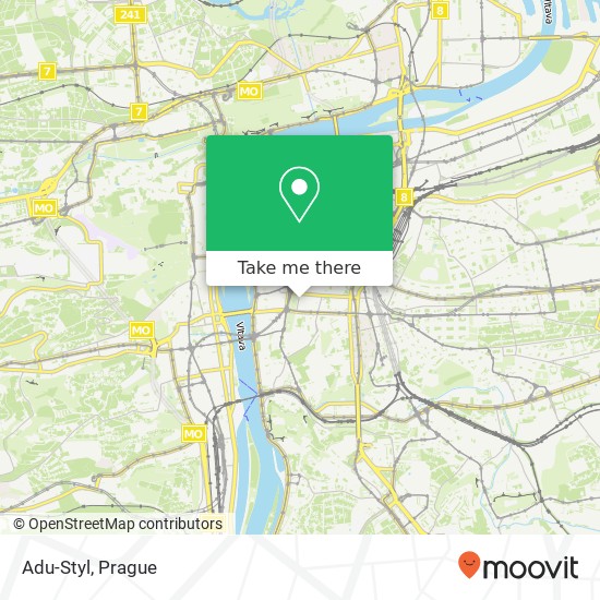 Карта Adu-Styl, Karlovo náměstí 557 / 30 120 00 Praha