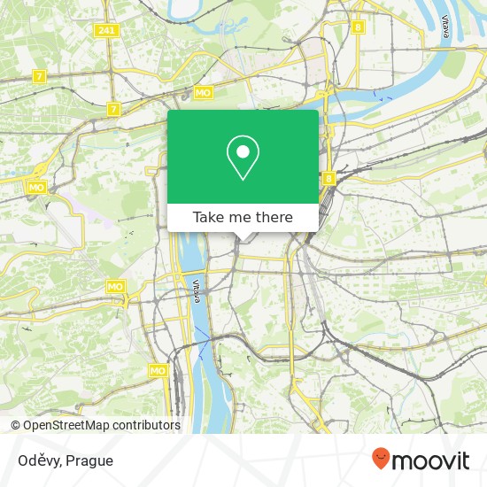 Oděvy, Vladislavova 2 110 00 Praha map