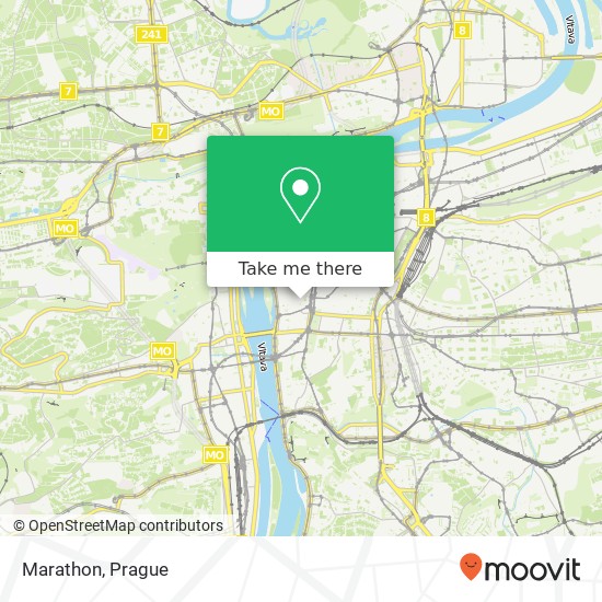 Marathon, Černá 9 110 00 Praha map
