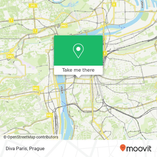 Diva Paris, Žitná 3 110 00 Praha map