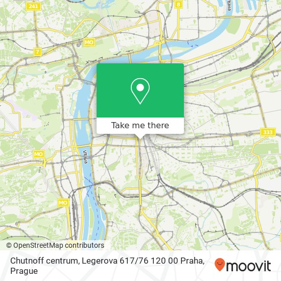 Chutnoff centrum, Legerova 617 / 76 120 00 Praha map