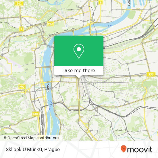 Карта Sklípek U Munků, Legerova 76 120 00 Praha