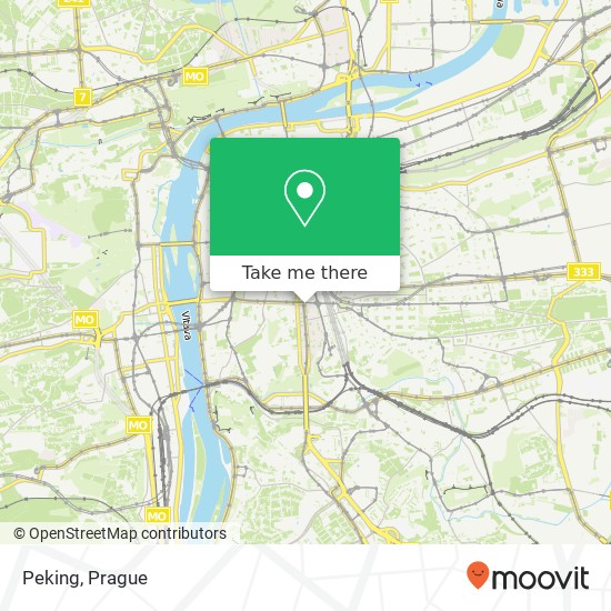 Карта Peking, Legerova 120 00 Praha