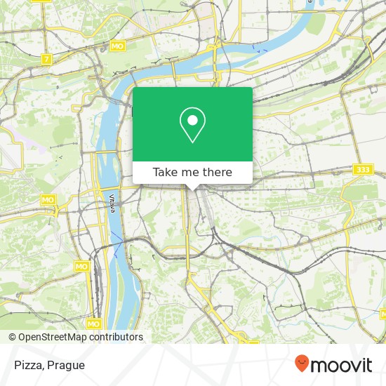 Pizza, Tylovo náměstí 120 00 Praha map