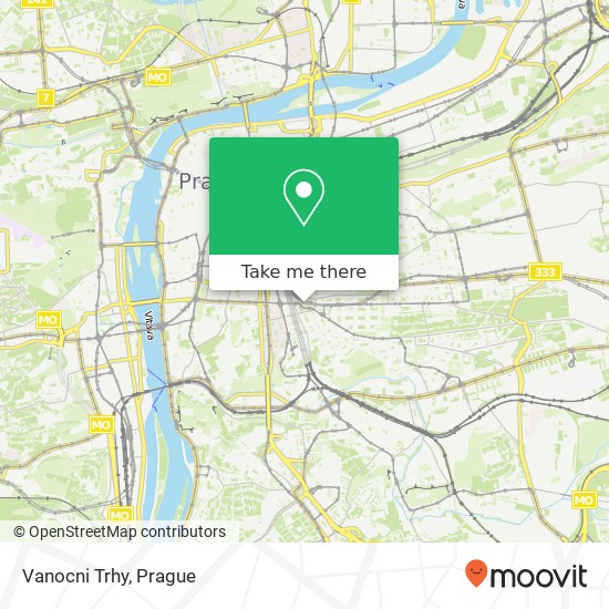 Карта Vanocni Trhy, 120 00 Praha