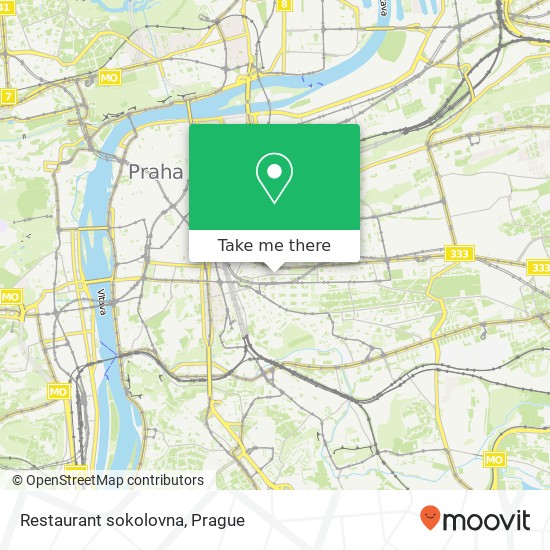 Restaurant sokolovna, Slezská 821 / 22 120 00 Praha map