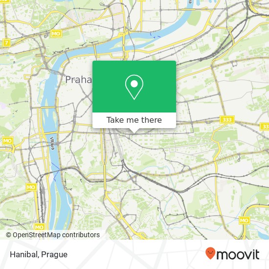 Hanibal, Korunní 16 120 00 Praha map