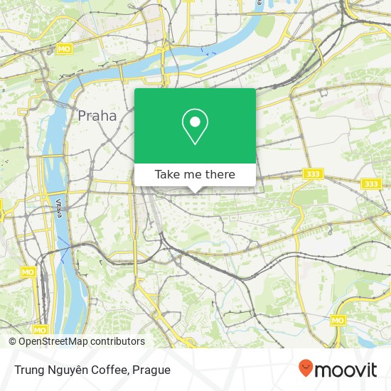 Trung Nguyên Coffee, Korunní 1250 / 46 120 00 Praha map