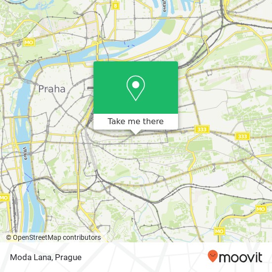 Карта Moda Lana, Vinohradská 64 130 00 Praha