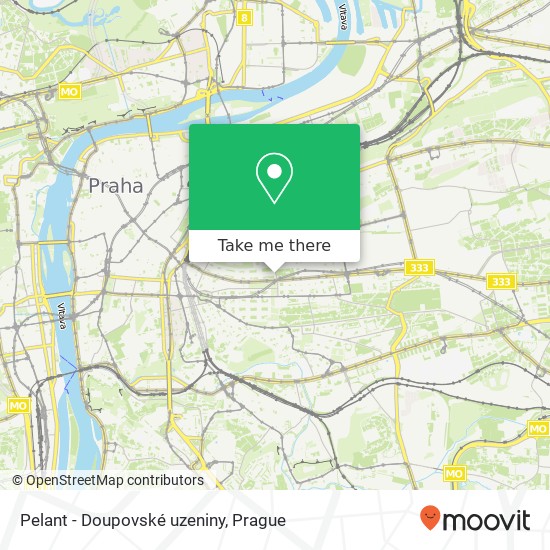 Pelant - Doupovské uzeniny, náměstí Jiřího z Poděbrad 130 00 Praha map