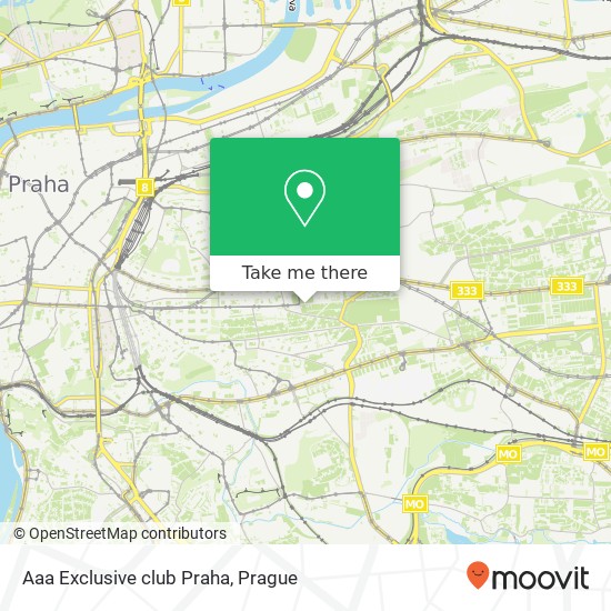 Aaa Exclusive club Praha map