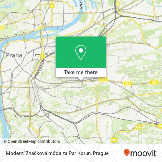 Moderní Značková móda za Par Korun, Vinohradská 130 00 Praha map