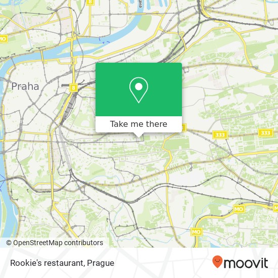 Rookie's restaurant, Čáslavská 2027 / 5 130 00 Praha map