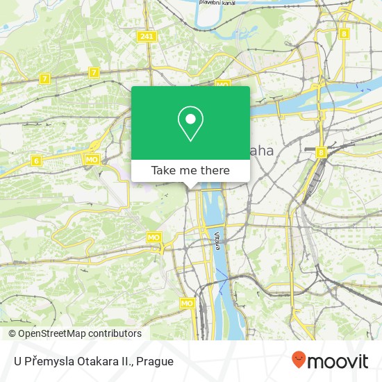 U Přemysla Otakara II., Vítězná 13 118 00 Praha map