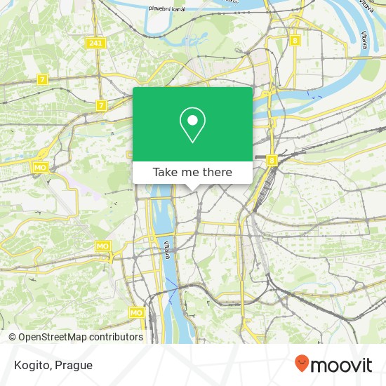 Kogito, Národní 25 110 00 Praha map