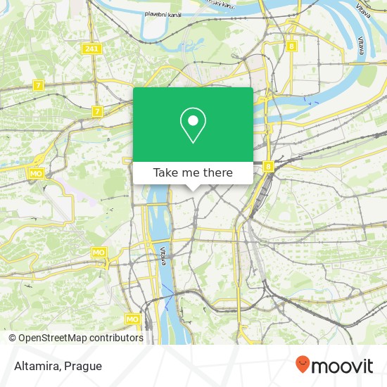 Карта Altamira, Martinská 4 110 00 Praha