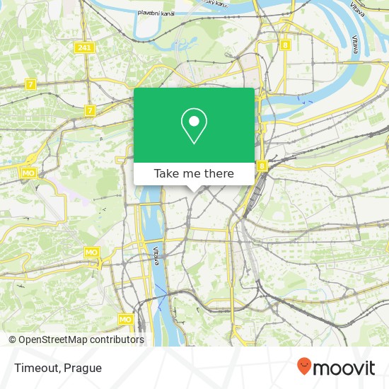 Карта Timeout, Národní 41 110 00 Praha