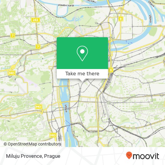 Карта Miluju Provence, Národní 37 / 38 110 00 Praha