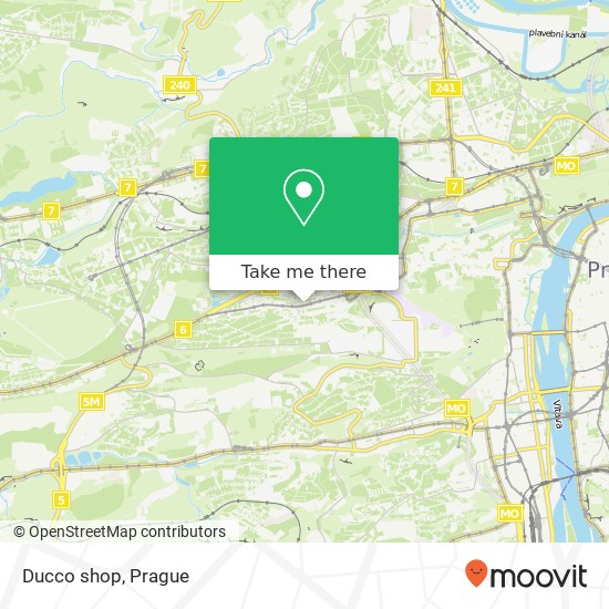Карта Ducco shop, Bělohorská 66 169 00 Praha
