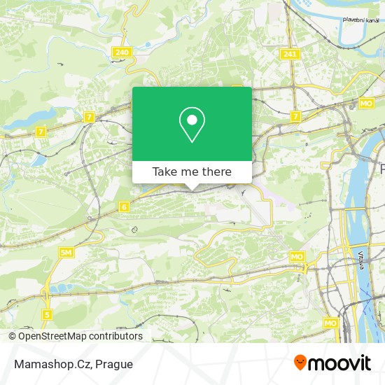 Mamashop.Cz map