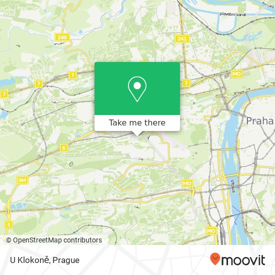 Карта U Klokoně, Za Strahovem 12 169 00 Praha