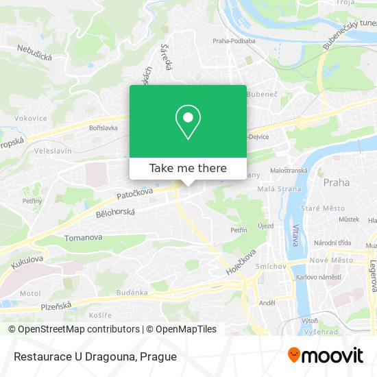 Restaurace U Dragouna map