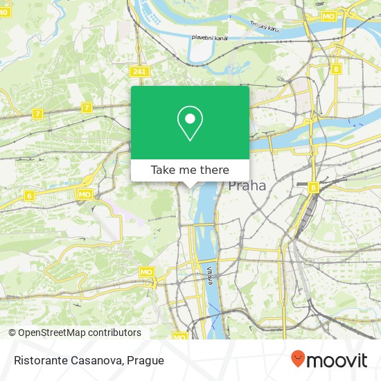 Ristorante Casanova, Saská 3 118 00 Praha map