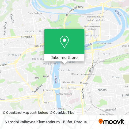 Národní knihovna Klementinum - Bufet map