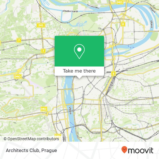 Architects Club, Zlatá 110 00 Praha map