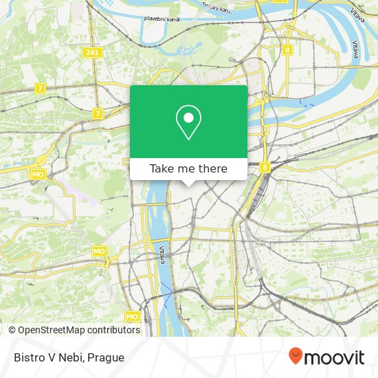 Bistro V Nebi, Skořepka 110 00 Praha map